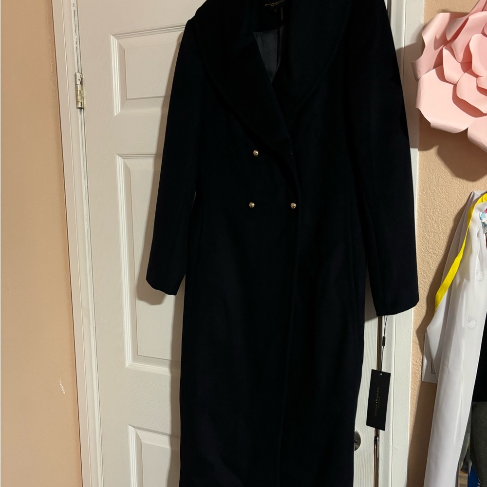 Donna Karan Double-Breasted Coat